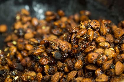 Las almendras caramelizadas son uno de sus secretos.