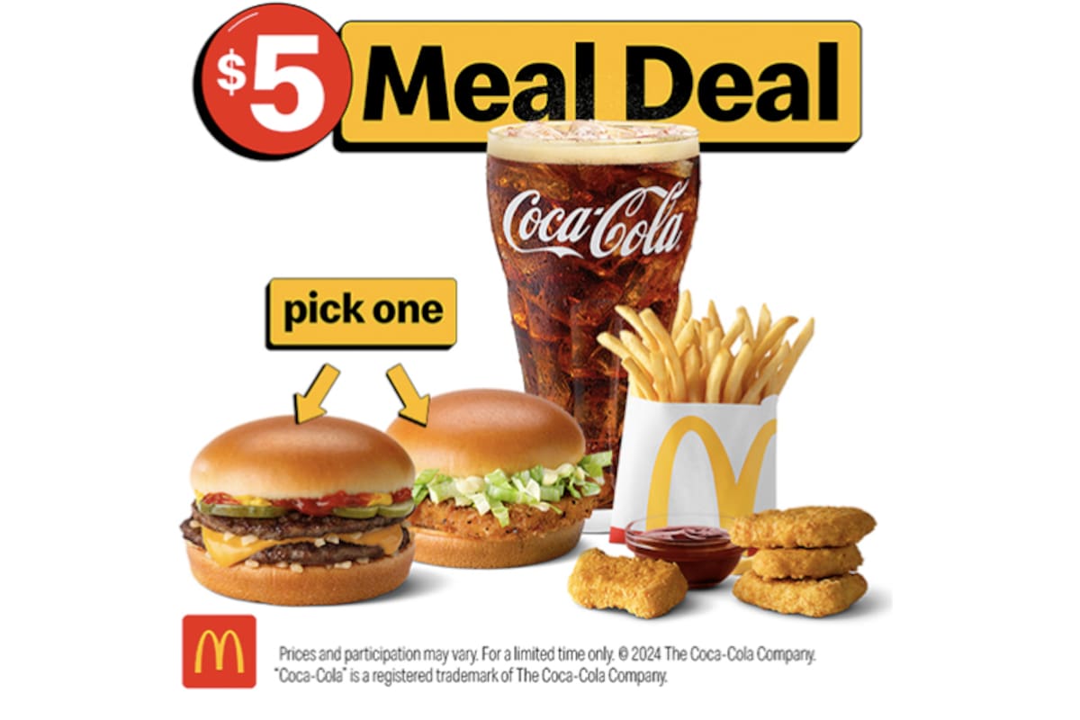 Las alternativas de McDonald's por 5 dólares (McDonald's Corporate)