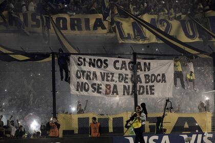 Las amenazas de la hinchada de Boca, tras la derrota 1-0 en la ida