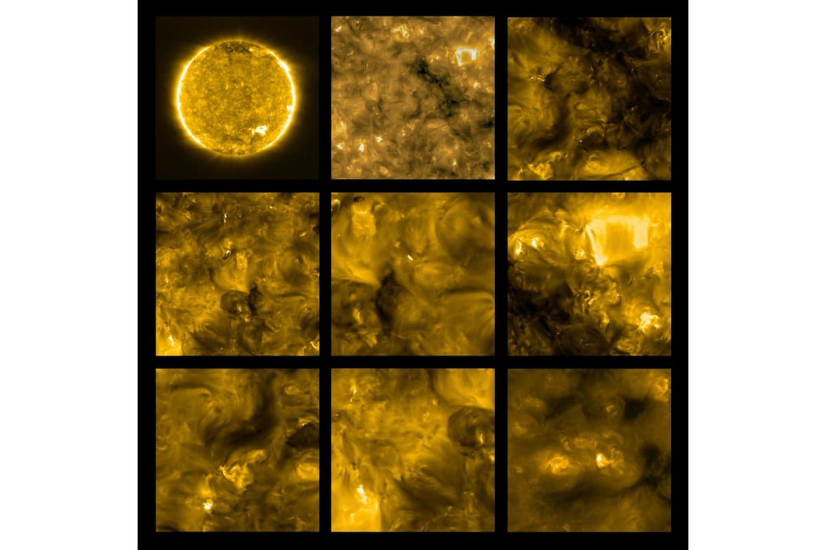 Las "pequeñas" erupciones solares vistas por la sonda Solar Orbiter, que llegó a 77 millones de km del Sol