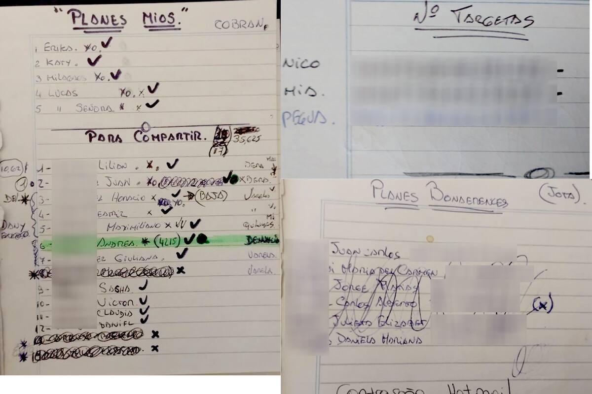Las anotaciones incorporadas al expediente