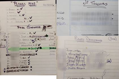 Las anotaciones incorporadas al expediente