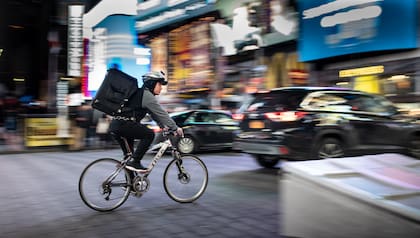 Las aplicaciones de delivery son populares en Estados Unidos