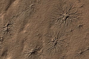 Las "arañas de Marte", un fenómeno que causó revuelo en la NASA