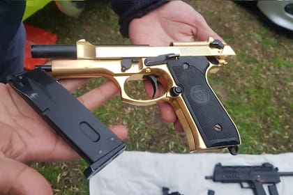 Las armas incautadas al Patrón de Moreno