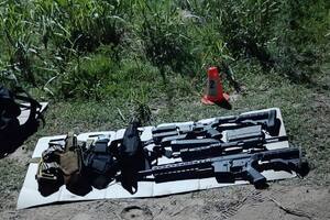 Las armas utilizadas por los sicarios