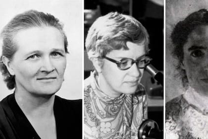Las astronomas Cecilia Payne-Gaposchkin, Vera Rubin y Henrietta Swan Leavitt