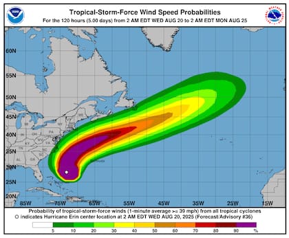 Las autoridades de la ciudad de Nueva York han decretado el cierre de todas sus playas en previsión de las corrientes de resaca y el oleaje mortal generado por Erin
