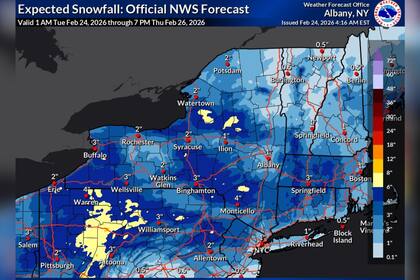 Las autoridades de Nueva York advierten a los conductores del estado sobre el clima