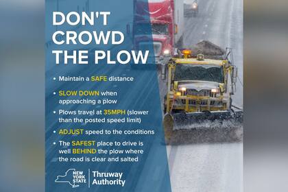 Las autoridades de Nueva York piden precauciones a los conductores por las condiciones de nieve y hielo