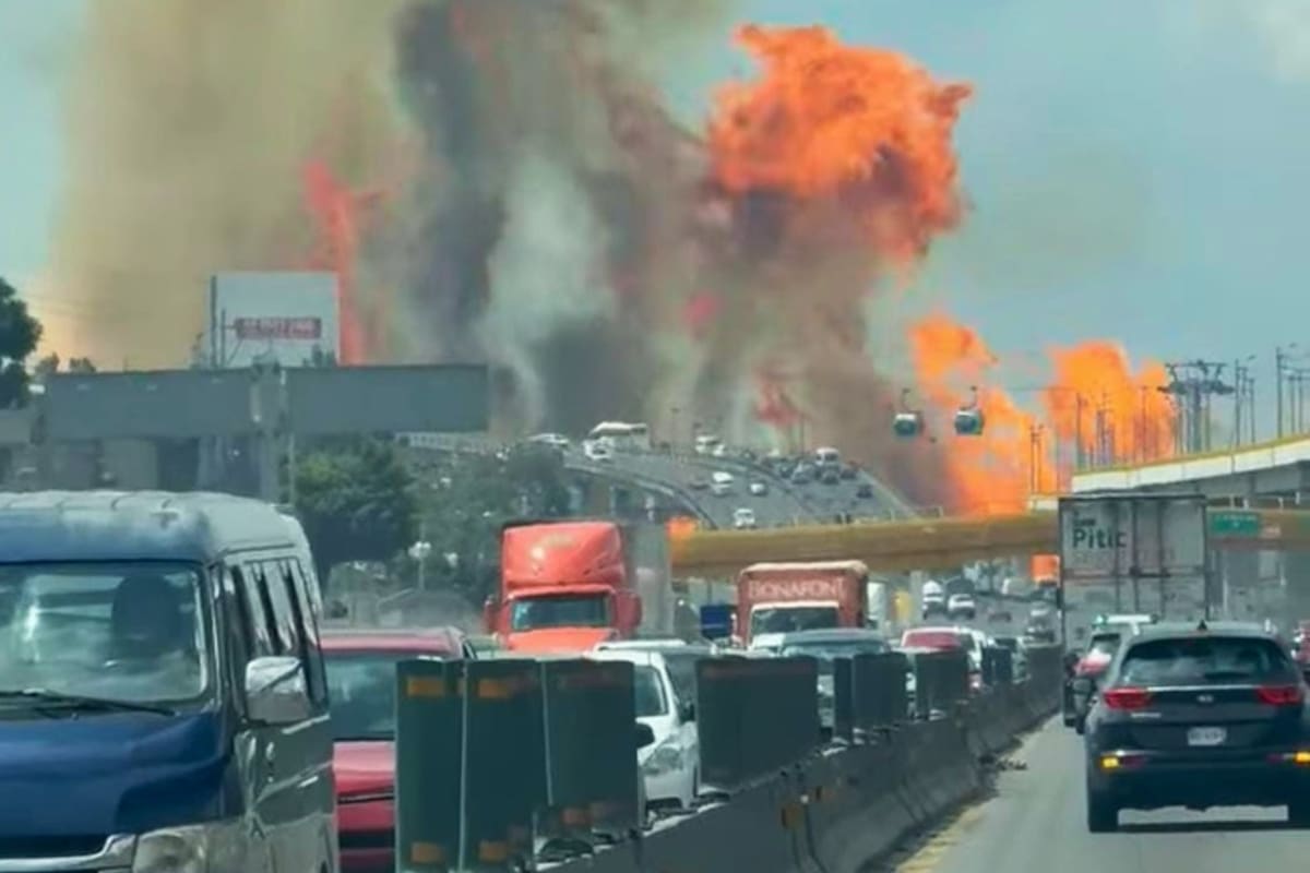 Las autoridades desviaron el tránsito de la zona ante la posibilidad de una segunda explosión