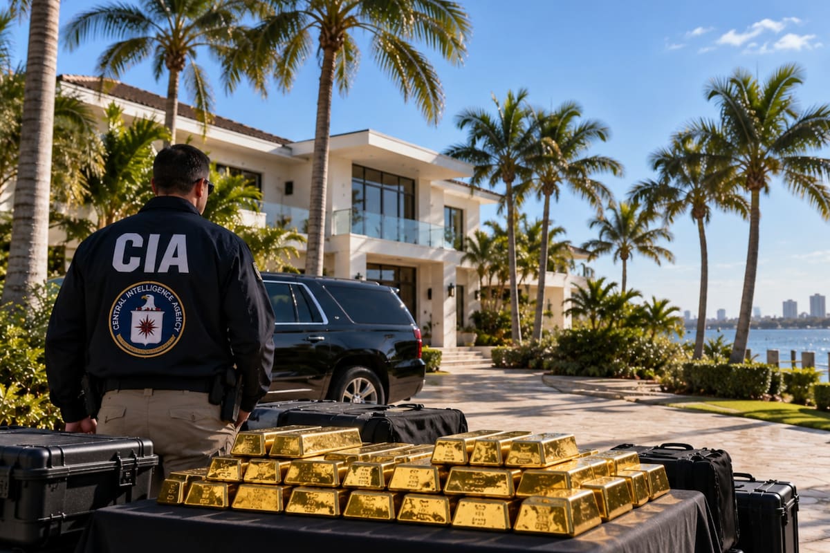 Las autoridades encontraron aproximadamente 300 lingotes de oro y US$2 millones en efectivo durante un registro en la vivienda de David J. Rush en Virginia