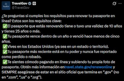 Las autoridades enfatizan que los solicitantes deben verificar que el dominio web termine en “.gov”; el uso de sitios que terminen en “.com”, “.us” u “.org” representa un riesgo de seguridad