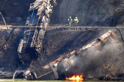 Las autoridades locales de Sandstone fueron las primeras en llegar al lugar de los hechos