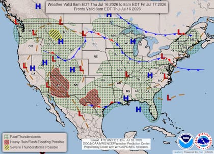 Las autoridades meteorológicas mantienen emergencias por anegamientos en los condados de Kerr, Kendall, Uvalde y Medina