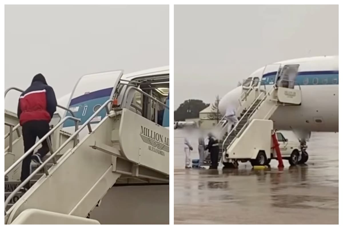 Las autoridades migratorias se encargan de la expulsión de extranjeros con órdenes de deportación en Estados Unidos. En la imagen, uno de los vuelos que partió de ese país