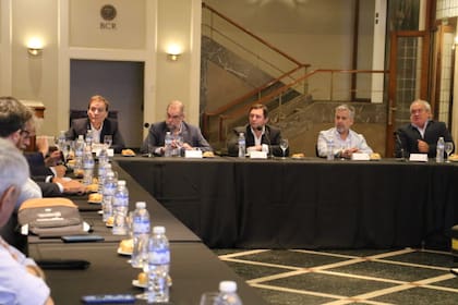 Las autoridades que participaron de la presentación del relevamiento, realizado en el marco de Trigo Argentino