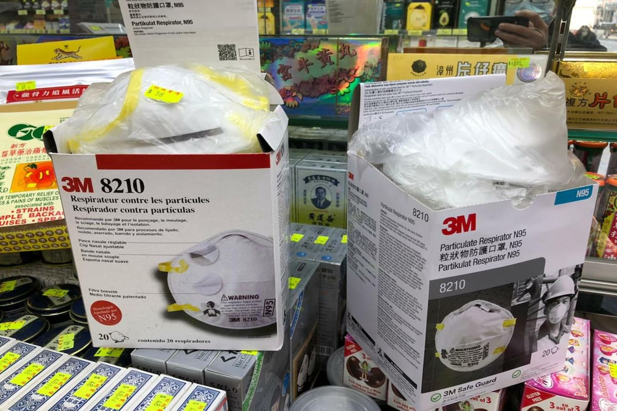 Las autoridades recomiendan el uso de barbijos de la marca 3M modelo N95. Crédito: Freddy Paz