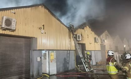 Las autoridades sospecharon de accionar ruso tras un incendio en un almacén en Leyton, al este de Londres, en marzo.