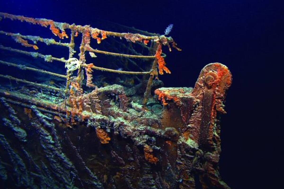 Las bacterias del lecho oceánico consumen los restos del naufragio más famoso. Crédito: OceanGate.