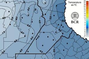 Las bajas temperaturas volvieron a ser crudas en toda la zona agrícola