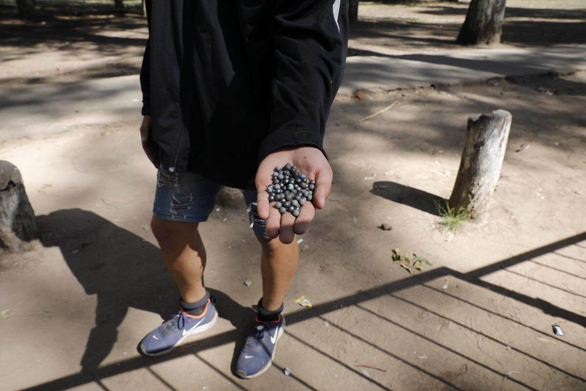 Las balas de goma en Gimnasia y Esgrima de La Plata, tras los incidentes