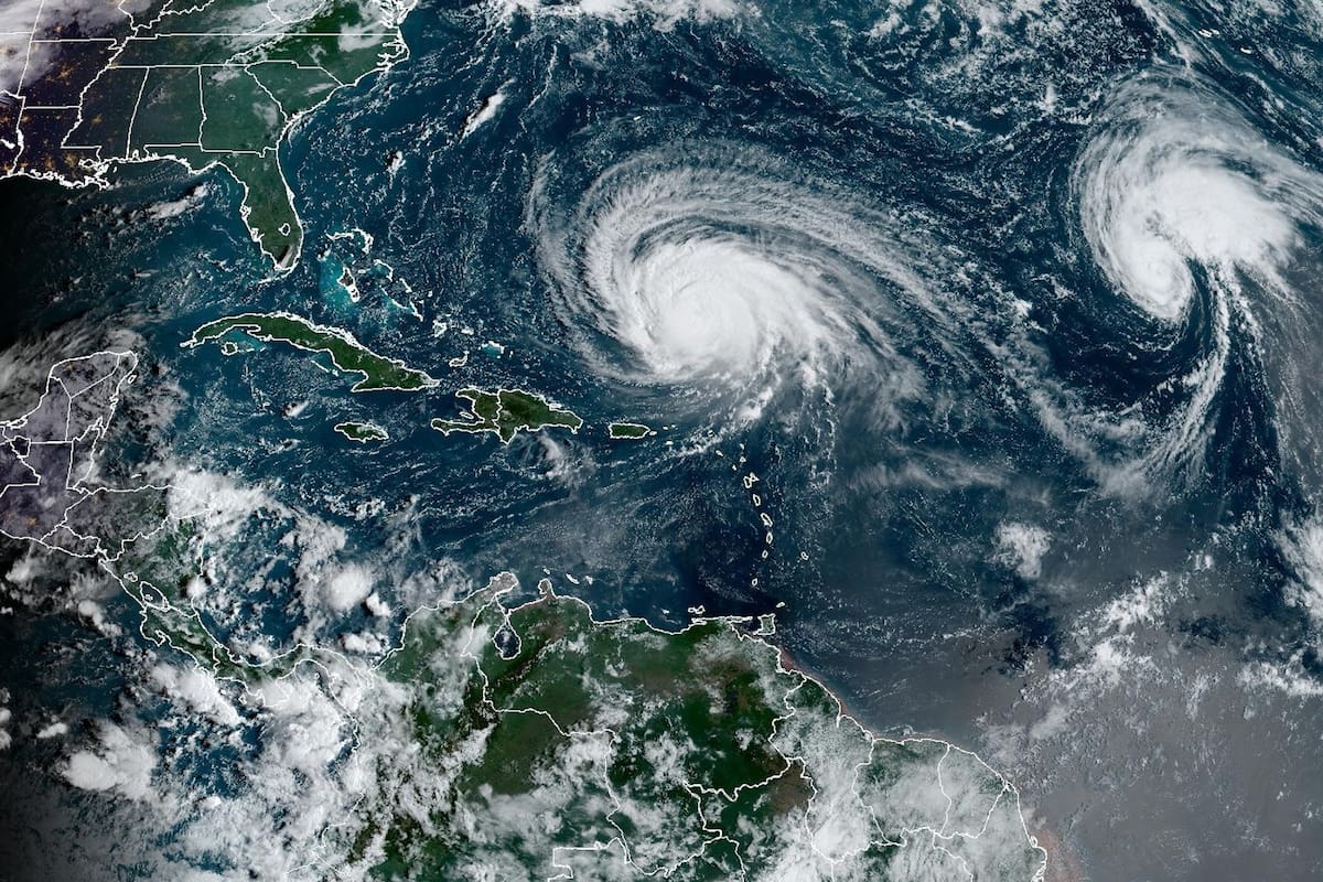 Las bandas de viento y nubes del huracán Lee causan incidentes en las costas de las Antillas Menores, las Islas Vírgenes británicas y estadounidenses, así como en Puerto Rico