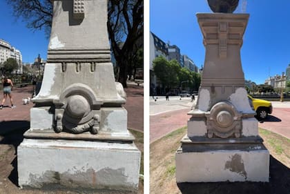 Las bases de los jarrones decorativos en Plaza del Congreso se hacen en el taller del MOA