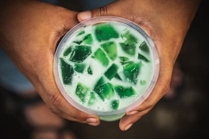 Las bebidas a base de pandan son muy populares en el sudoeste asiático.