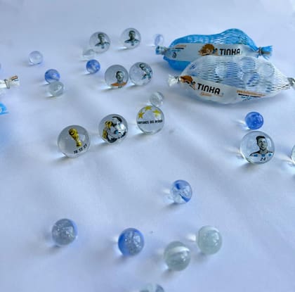 Las bolitas personalizadas de los jugadores de La Scaloneta