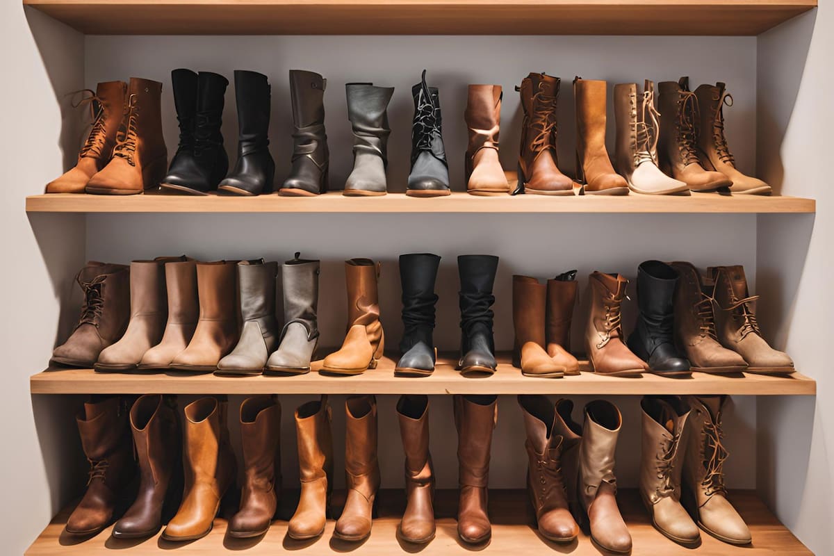 Las botas de caña alta deben ser bien guardadas para que mantengan su forma a lo largo del tiempo (imagen ilustrativa)