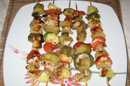 Las brochette son otra forma diferente de comer le pescado