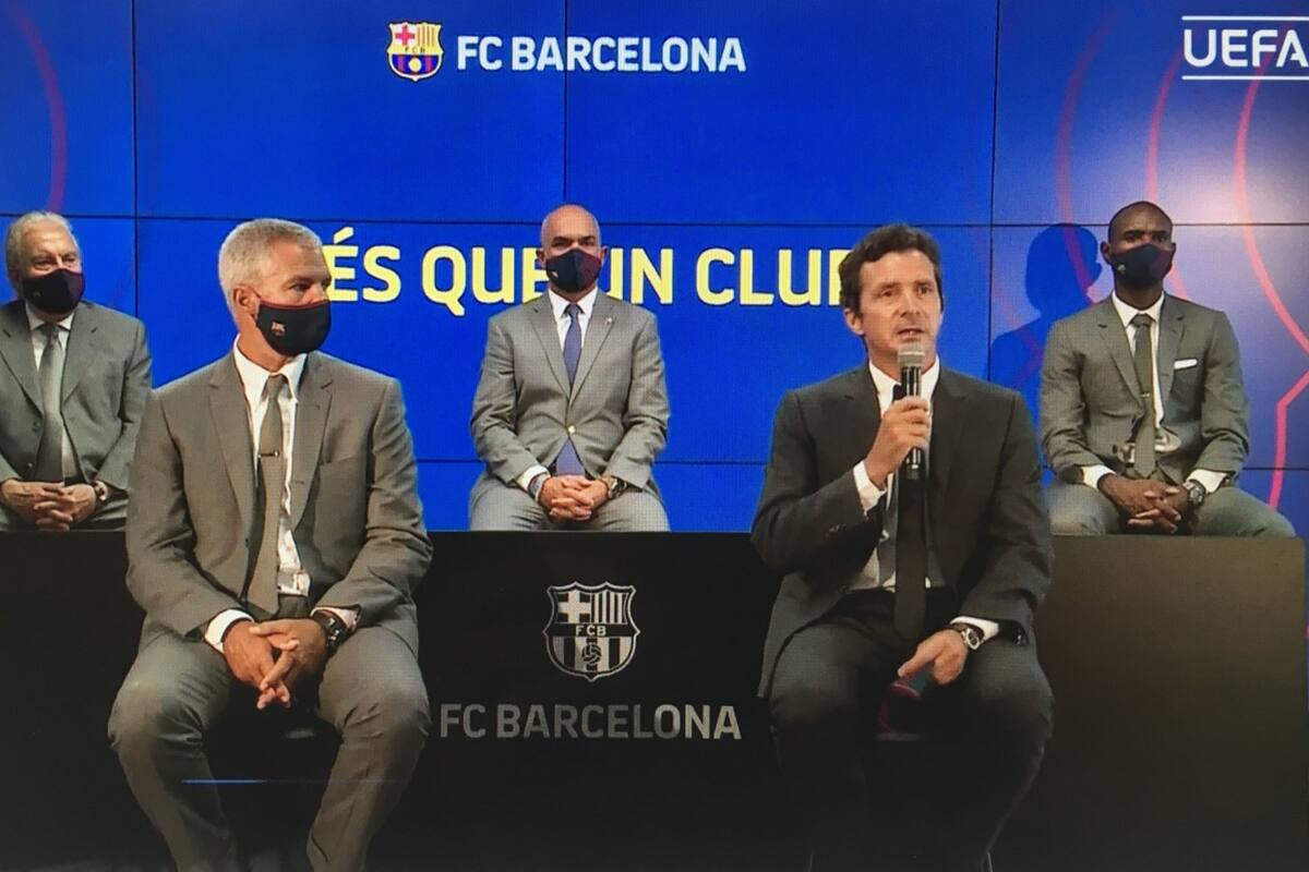Las bromas durante el sorteo de la Champions League