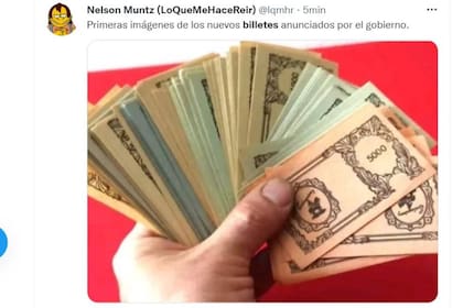Las bromas sobre las nuevas imágenes en los billetes no tardaron en reproducirse en las redes sociales