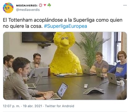 Las burlas por la presencia del Tottenham en la Superliga