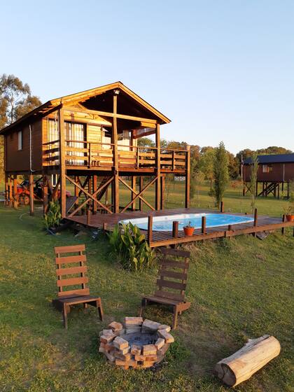 Las cabañas Puestas de Sol, en Altamira