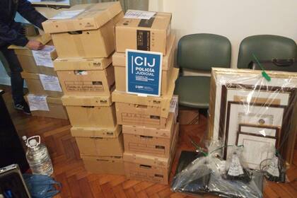 Las cajas con clorito de sodio secuestradas