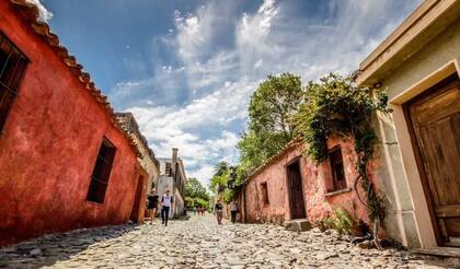 Las calles adoquinadas de Colonia del Sacramento