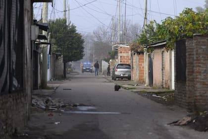 Las calles externas de Villa Banana son los pocos lugares de la zona que pueden ser recorridos con patrulleros
