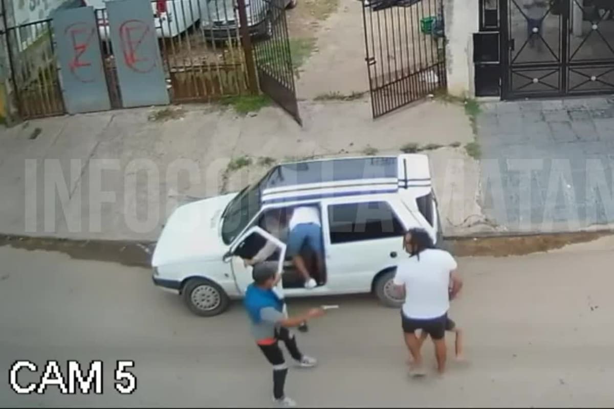 Las cámaras de seguridad registraron el robo