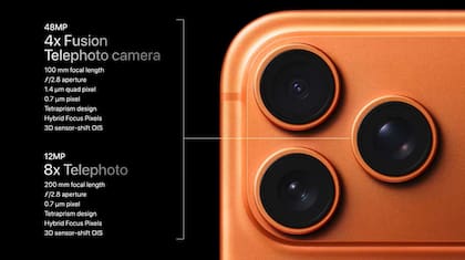 Las cámaras del iPhone 17 Pro