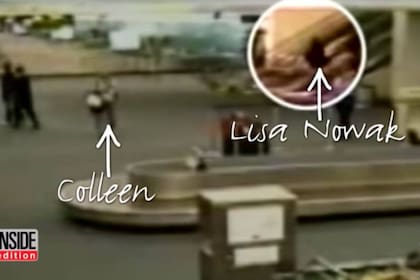 Las cámaras en el aeropuerto de Orlando captaron los detalles de la persecución de Nowak a Shipman