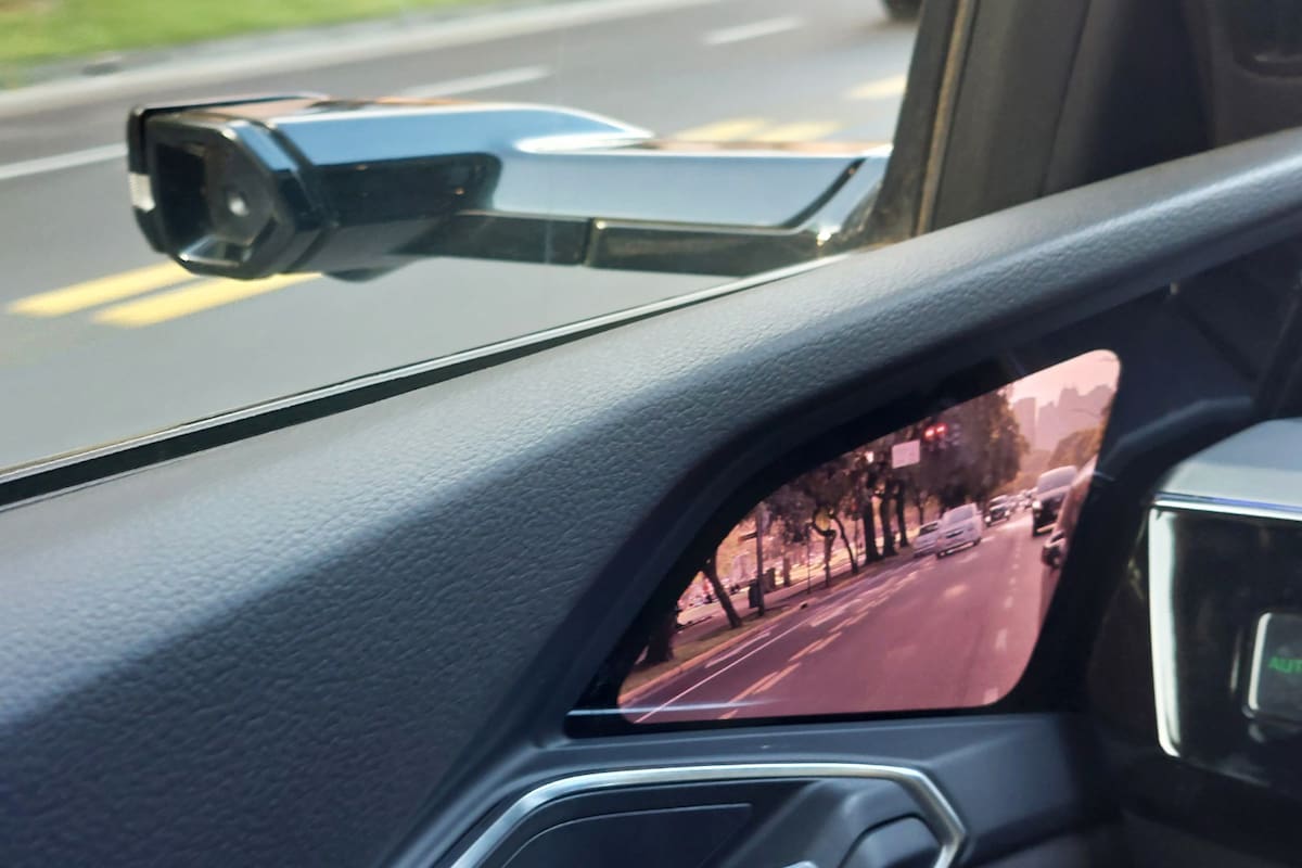 Las cámaras que reemplazan los espejos en el Audi e-tron Sportback