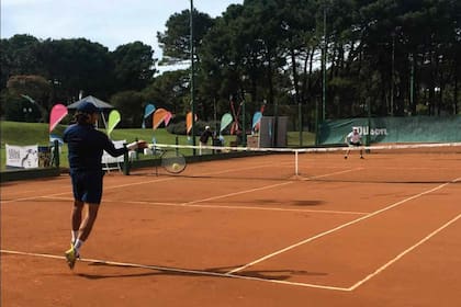 Las canchas del Tennis Ranch Pinamar, sede del circuito