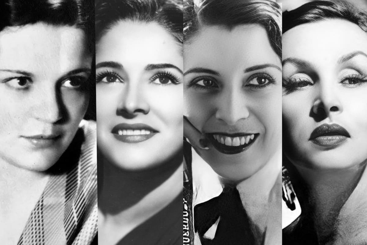 Las candidatas: Azucena Maizani, Mercedes Simone, Nelly Omar y Tita Merello. Pero Homero Manzi se llevó el secreto a la tumba...