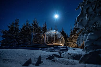 Las cápsulas de Buubble se promocionan como el hotel de “cinco millones de estrellas”. Son sólo 15, en dos emplazamientos distintos de Islandia.
