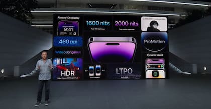 Las características de la pantalla del iPhone 14 Pro