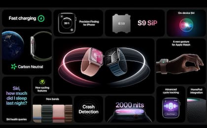 Las características del Apple Watch Series 9