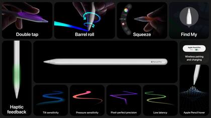 Las características principales del nuevo Pencil Pro de Apple
