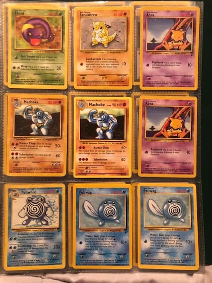 Las cartas Pokémon fueron furor entre los jóvenes de los 90